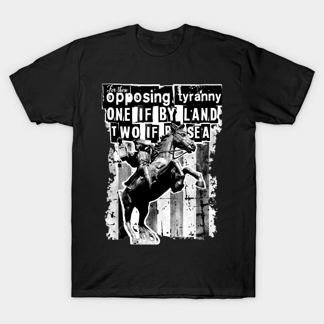 PAUL REVERS RIDE DESIGN B T-Shirt by REDEEM the RUINS